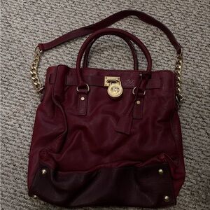 Michael Kors Red Tote Bag